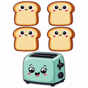Educational Writing Boards Toaster Design – 5-Piece Reusable Magnetic Strategy Teaching Set - Fun Learning Store