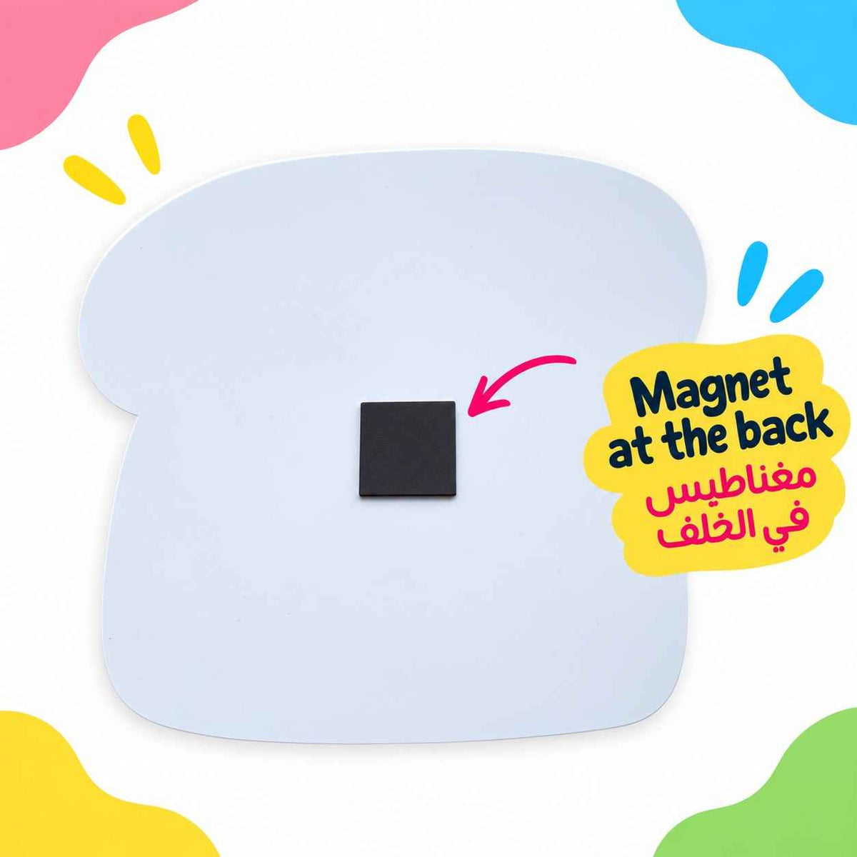 Educational Writing Boards Toaster Design – 5-Piece Reusable Magnetic Strategy Teaching Set - Fun Learning Store
