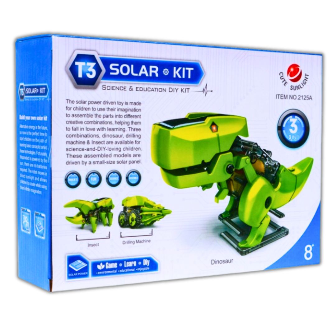 solar energy kit 3 in 1 robots for kids