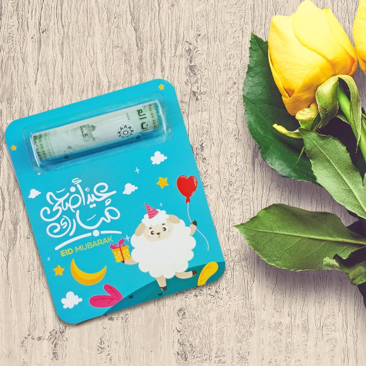 Eid Al Adha Eidiya Cards - Dome Money Cards Holder, Set of 8 Cards - Eid Cards - Fun Learning Store