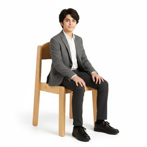 Elegance Wooden Chair for Children – Natural Woody Finish for Learning Spaces - Fun Learning Store