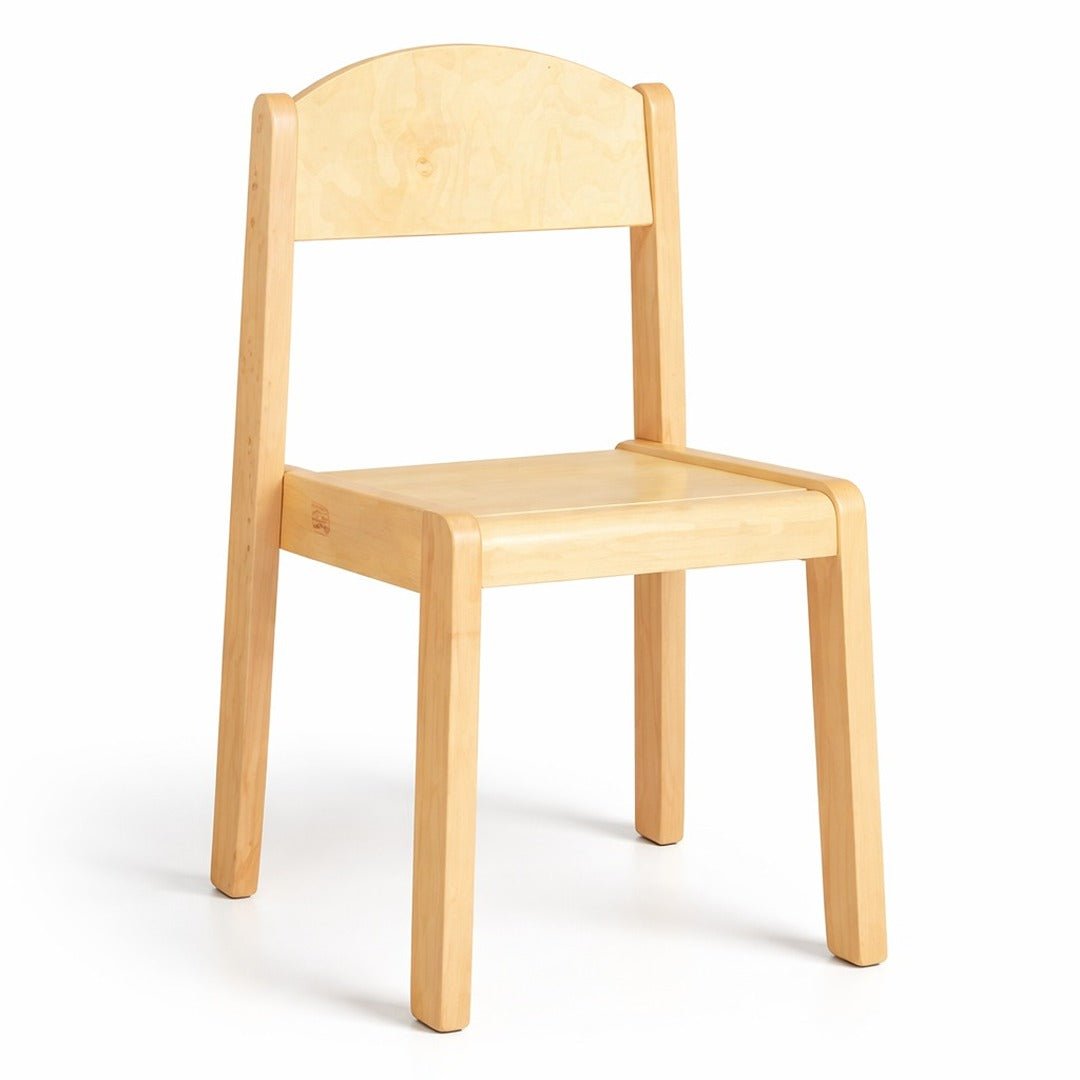 Elegance Wooden Chair for Children – Natural Woody Finish for Learning Spaces - Fun Learning Store