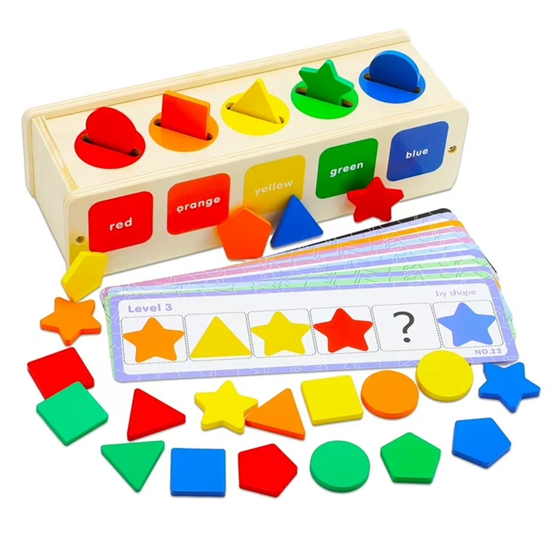 Engaging Wooden Sorting Box for Kids - Develops Skills Through Play - Fun Learning Store