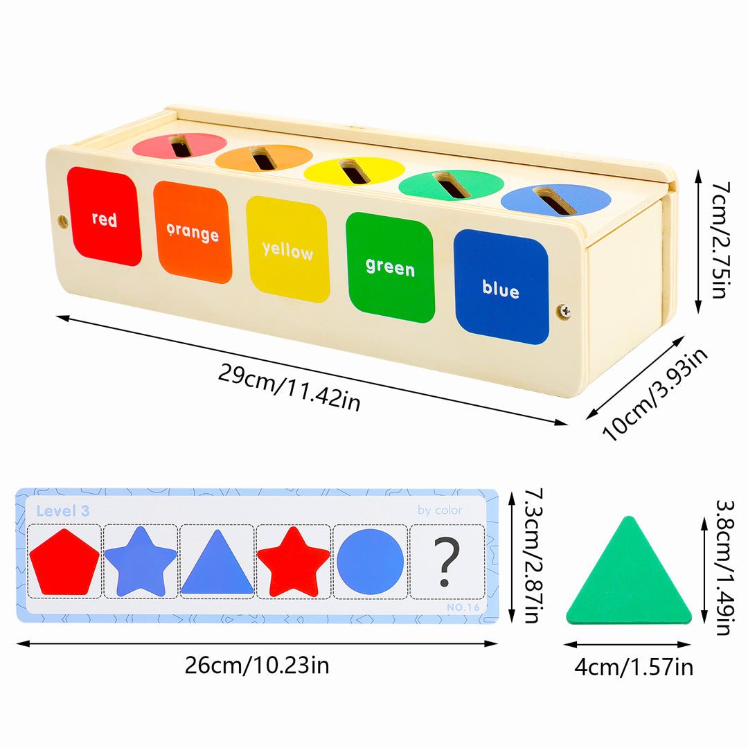 Engaging Wooden Sorting Box for Kids - Develops Skills Through Play ...