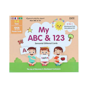 English Alphabet & Numbers for Kids: Montessori Educational Kit - Fun Learning Store