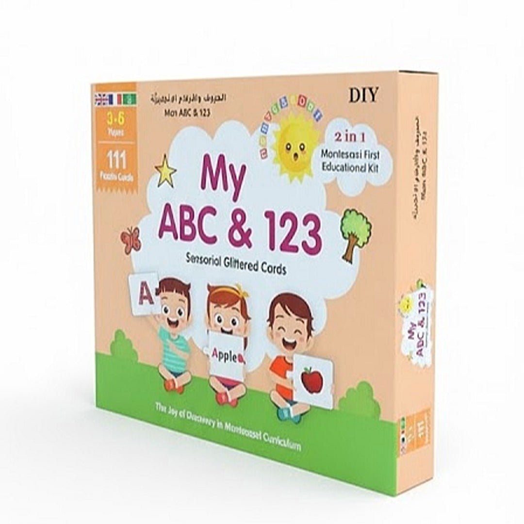 English Alphabet & Numbers for Kids: Montessori Educational Kit - Fun Learning Store