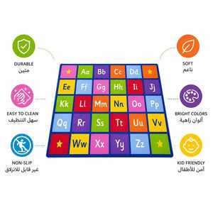 English Alphabet Rug 257x360cm – A Giant Canvas for Literacy & Fun! - Fun Learning Store