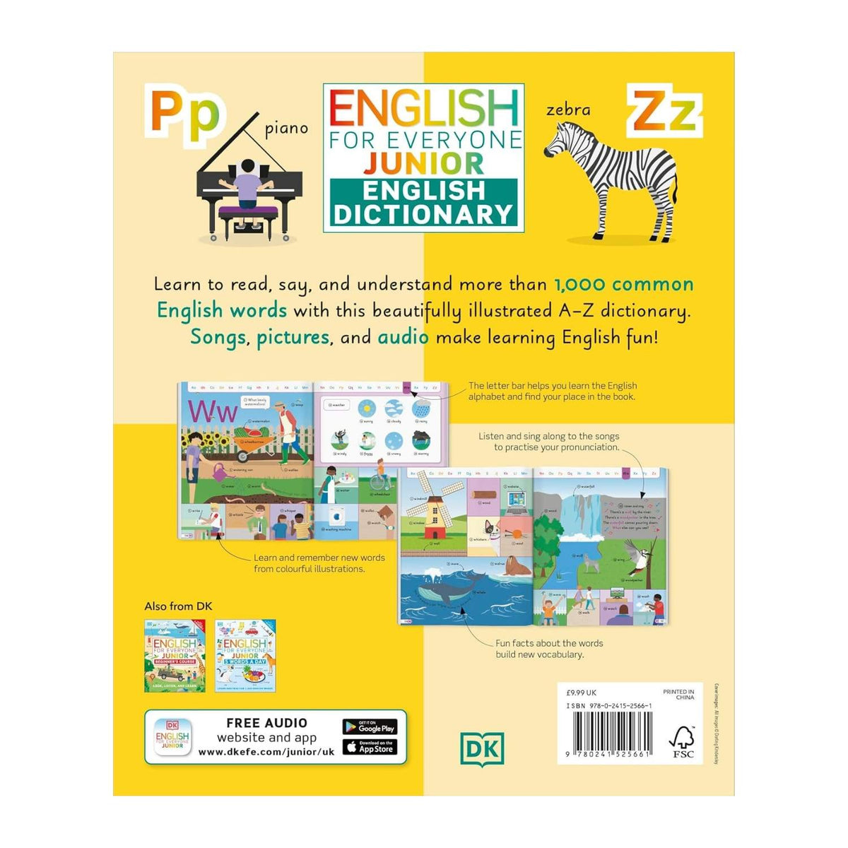 English for Everyone Junior English Dictionary: Unlock Over 1,000 Words! - Fun Learning Store