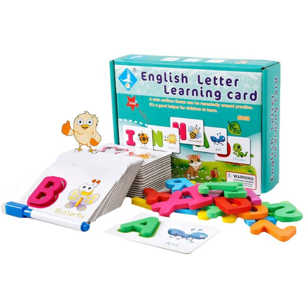 English Letters Learning Card - Fun Learning Store