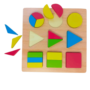 Explore Learning with Our Geometric Shape Puzzle Wooden Puzzle Board – Educational Fun for Growing Minds!" - Fun Learning Store