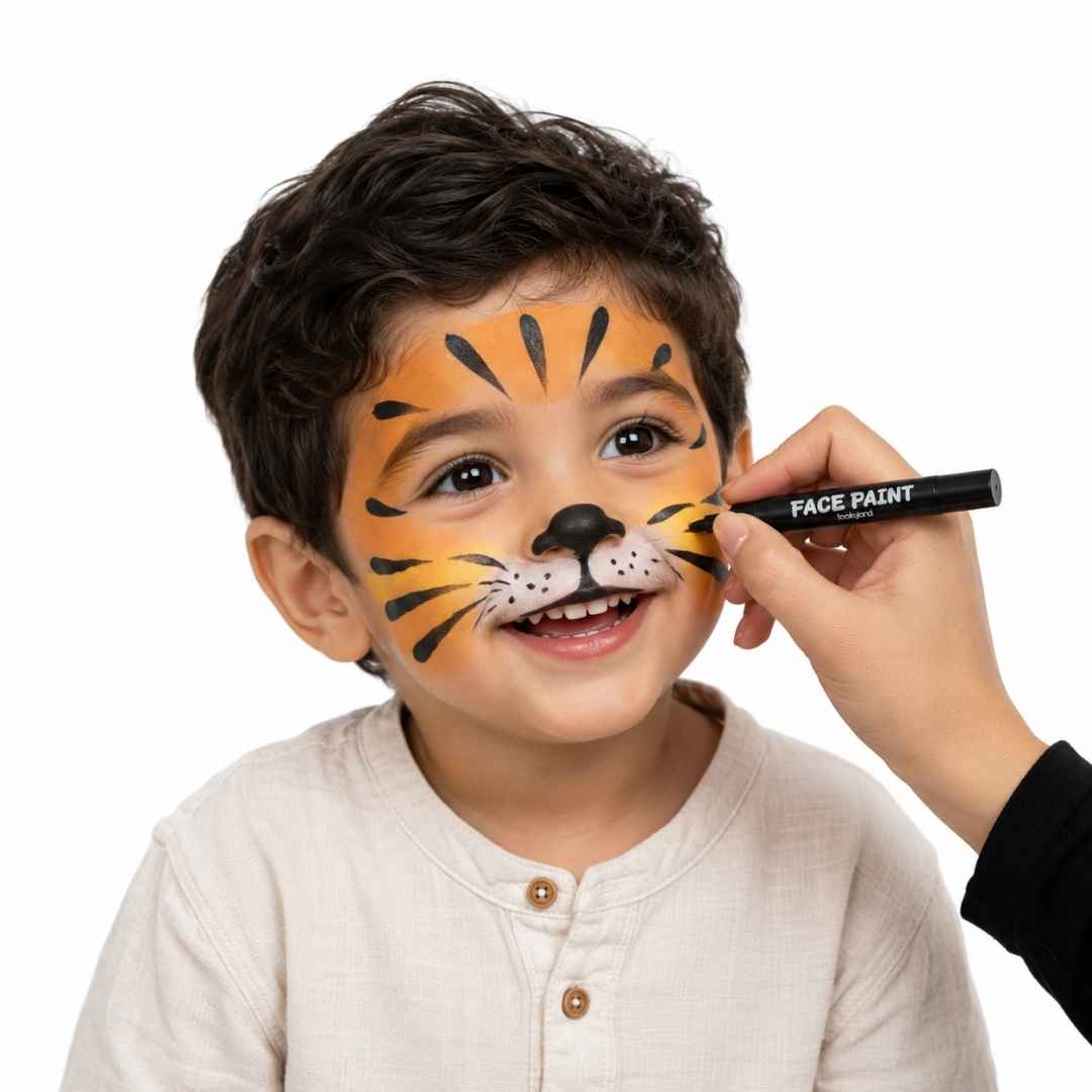 Face Paint - 10 Colors | Kids Creative Makeup Set 3+ - Fun Learning Store