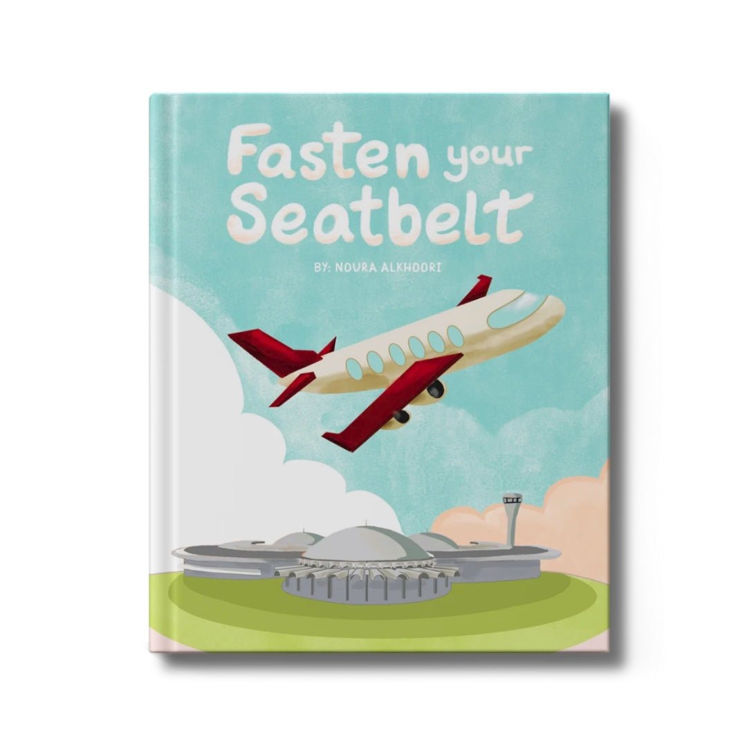 Fasten Your Seatbelts – English Edition | A First Flight Adventure with Rashed and Dana! - Fun Learning Store