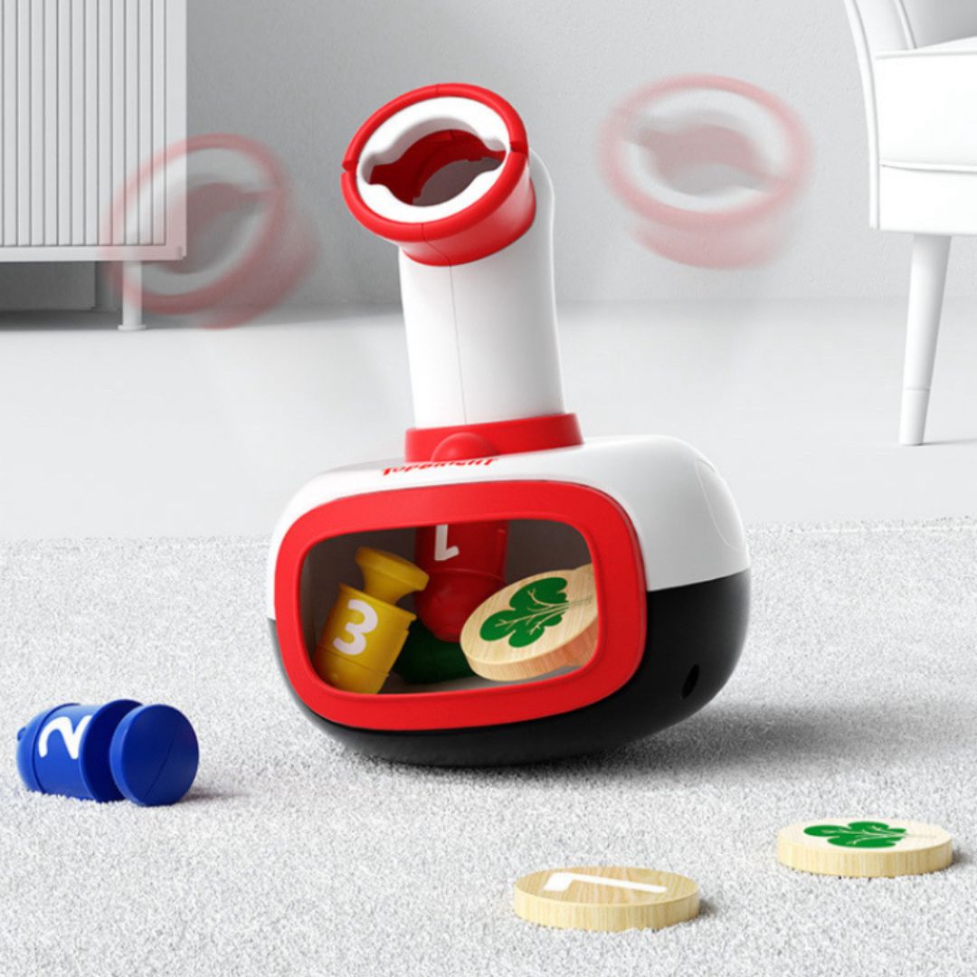 Feed the Goose Baby Motor Skills Set – Creative City Bricks & Fun Coin Box Game for Toddlers - Fun Learning Store