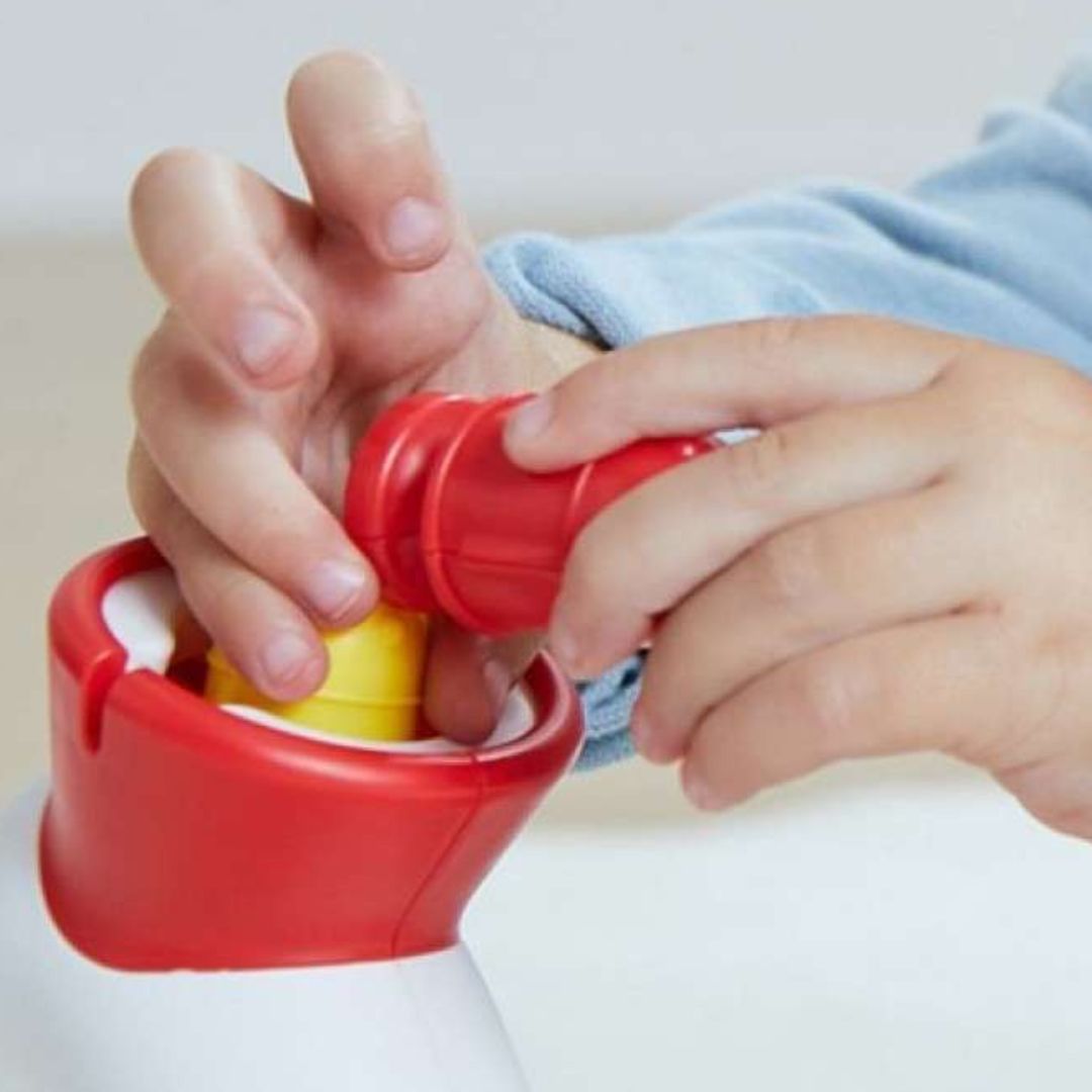 Feed the Goose Baby Motor Skills Set – Creative City Bricks & Fun Coin Box Game for Toddlers - Fun Learning Store