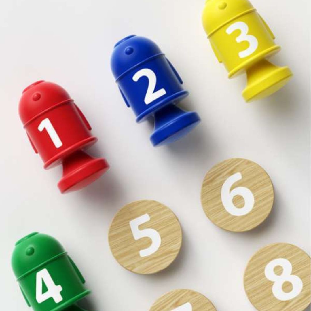 Feed the Goose Baby Motor Skills Set – Creative City Bricks & Fun Coin Box Game for Toddlers - Fun Learning Store