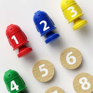 Feed the Goose Baby Motor Skills Set – Creative City Bricks & Fun Coin Box Game for Toddlers - Fun Learning Store