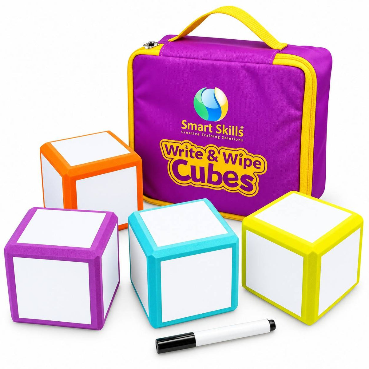 Write & Wipe Cubes – Interactive Educational Strategy Tool for Teachers & Classrooms