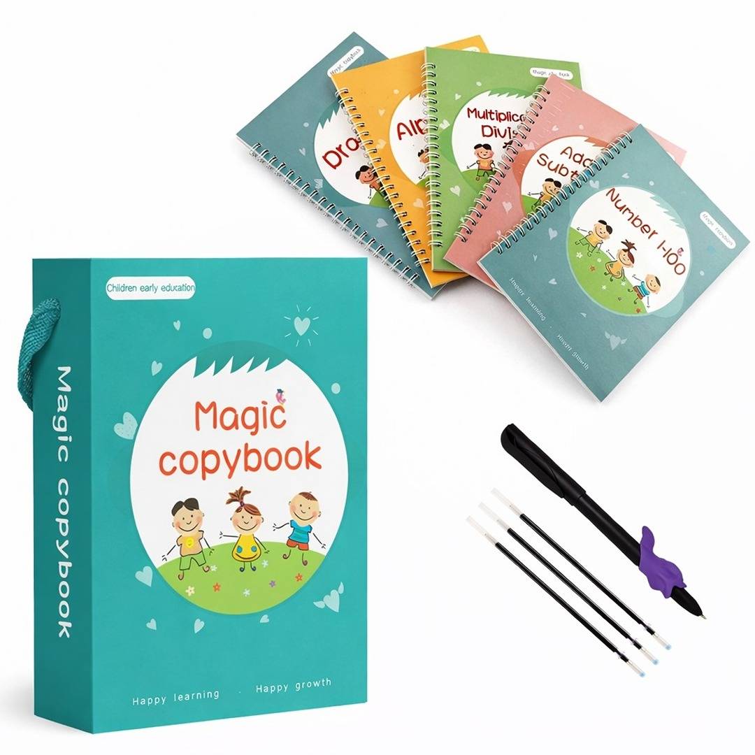Magic Copybook – The Fun Way for Kids to Learn Writing & Math!