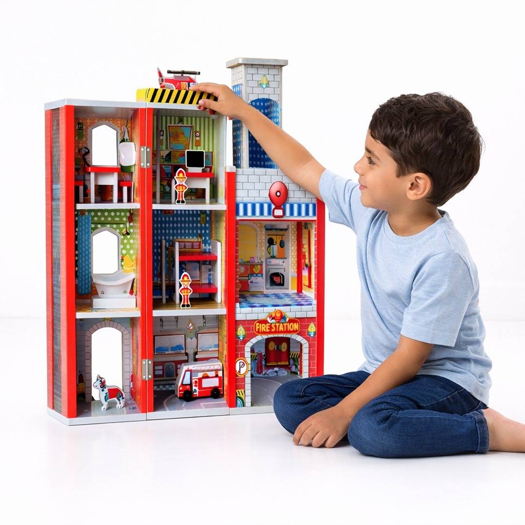 Fire Station Play Set: Ignite the Hero Within! - Fun Learning Store