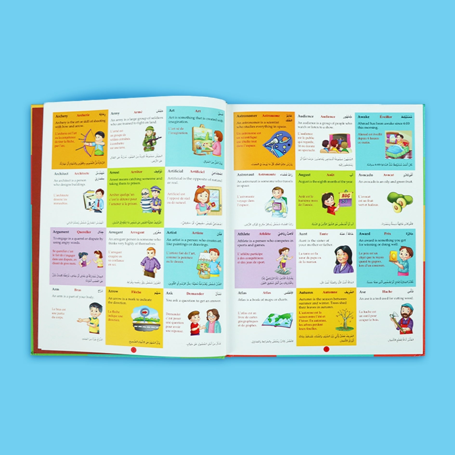 First 1000 Words for Kids | English • Arabic • French - Fun Learning Store