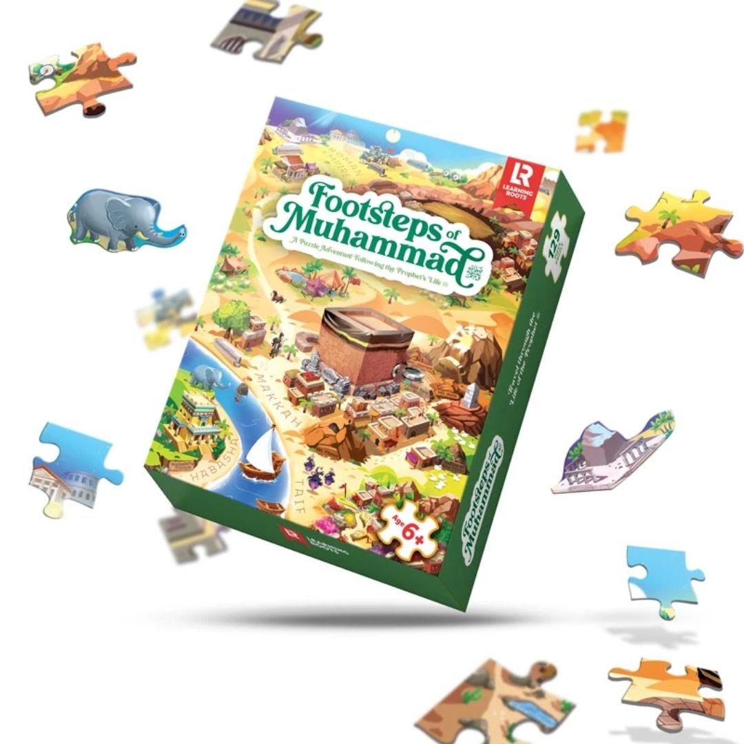 Footsteps of Prophet Muhammad – Seerah Adventure Puzzle for Kids – Educational & Inspirational! - Fun Learning Store