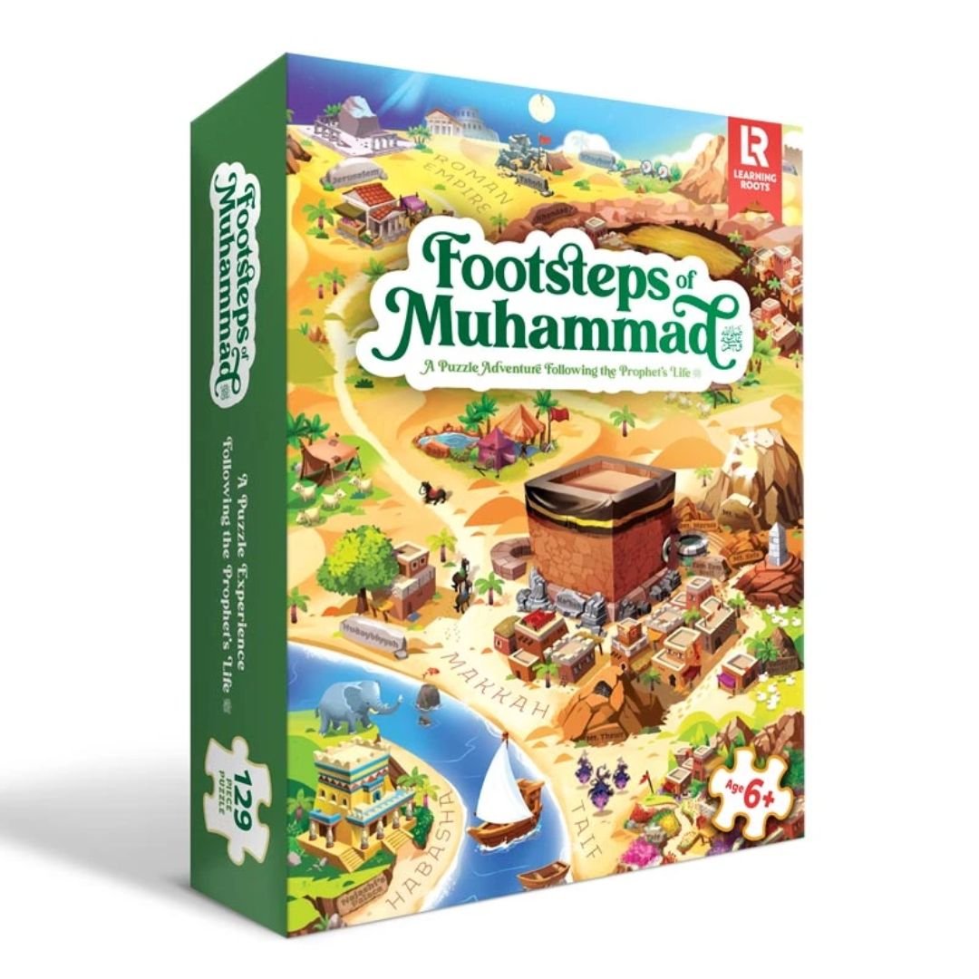 Footsteps of Prophet Muhammad – Seerah Adventure Puzzle for Kids – Educational & Inspirational! - Fun Learning Store
