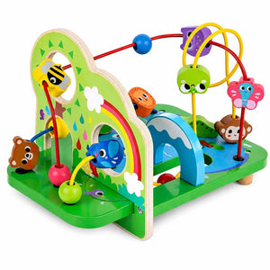 Forest Beads Coaster | Wooden Motor Skills Maze Toy for Toddlers 2+ - Fun Learning Store