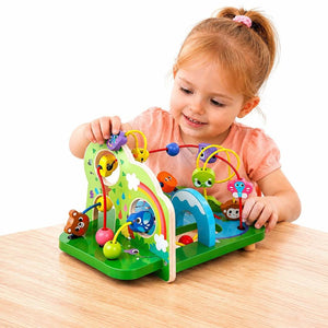 Forest Beads Coaster | Wooden Motor Skills Maze Toy for Toddlers 2+ - Fun Learning Store