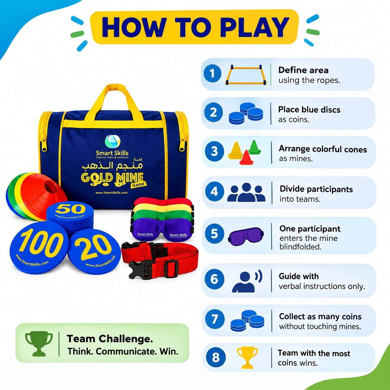 Gold Mine – Team Building Game for Communication & Teamwork | Interactive Training Activity - Fun Learning Store