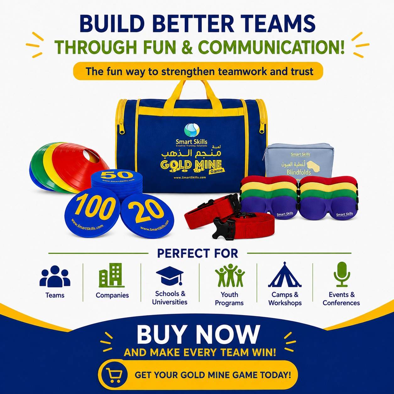 Gold Mine – Team Building Game for Communication & Teamwork | Interactive Training Activity - Fun Learning Store