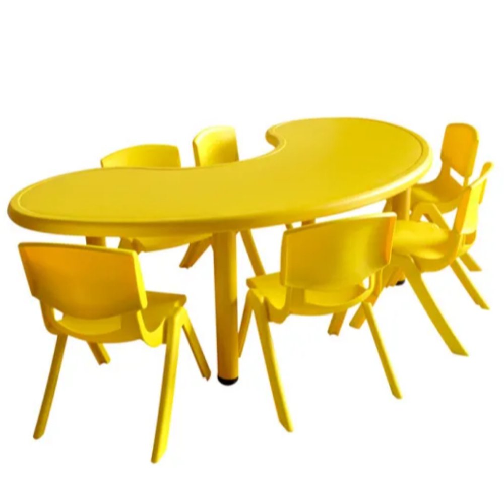 Group Classroom Studying Table with 6 Chairs for Students - Fun Learning Store