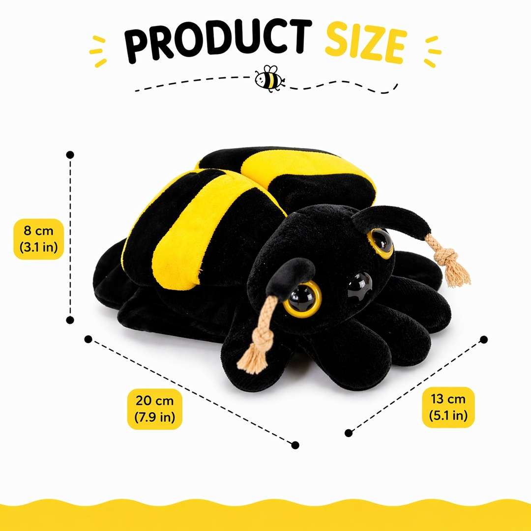 Hand Glove Puppet Bee: Buzz into a World of Sweet Stories and Golden Fun! - Fun Learning Store
