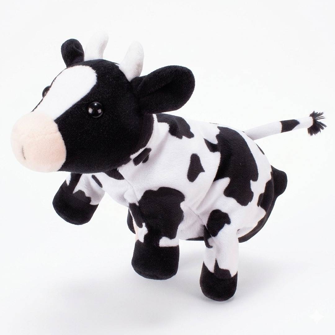 Hand Glove Puppet Cow: Moo - ve Into a World of Farmyard Fun and Gentle Friendship! - Fun Learning Store