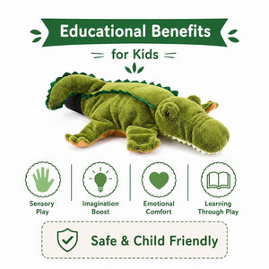 Hand Glove Puppet Crocodile: Snap Into a World of Swampy Adventures and Big Smiles! - Fun Learning Store