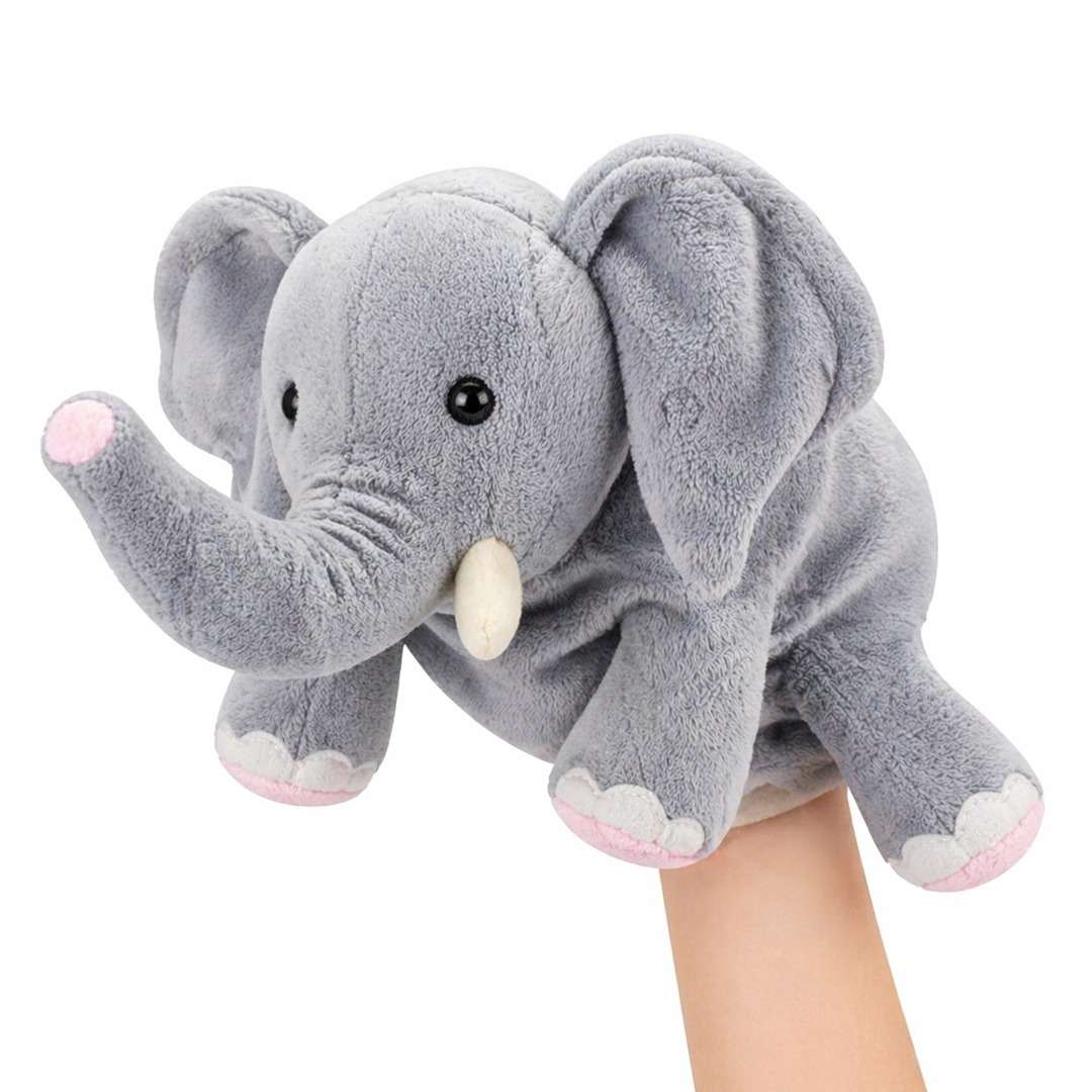 Hand Glove Puppet Elephant: Unforgettable Adventures with Your New Giant Friend! - Fun Learning Store