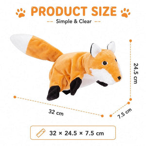 Hand Glove Puppet Fox: Outsmart Boredom with a Clever Companion for Clever Kids! - Fun Learning Store