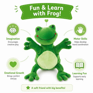 Hand Glove Puppet Frog: Leap Into a Pond of Endless Imagination and Play! - Fun Learning Store