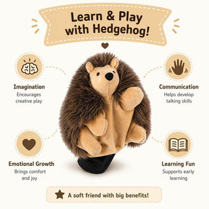 Hand Glove Puppet Hedgehog: Prickle Your Imagination with Woodland Wonders! - Fun Learning Store