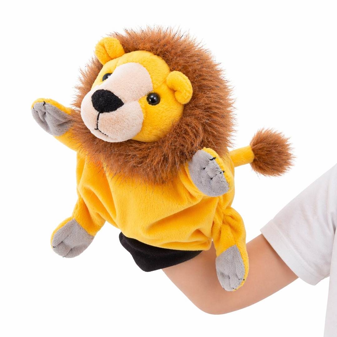 Hand Glove Puppet Lion: Roar into Majesty with the King of the Savanna! - Fun Learning Store