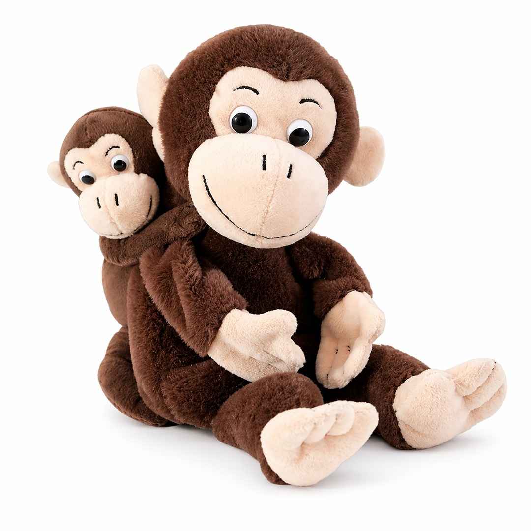 Hand Glove Puppet Mom & Baby - Cheeta & Bibi: 2 High Quality Pcs - Fun Learning Store