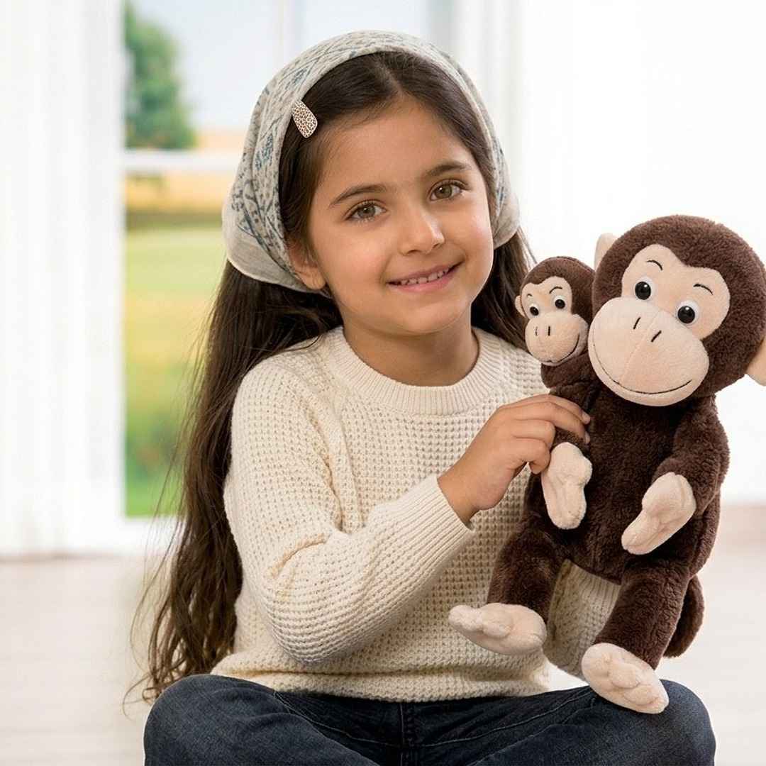 Hand Glove Puppet Mom & Baby - Cheeta & Bibi: 2 High Quality Pcs - Fun Learning Store
