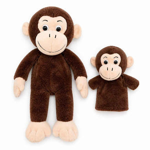 Hand Glove Puppet Mom & Baby - Cheeta & Bibi: 2 High Quality Pcs - Fun Learning Store