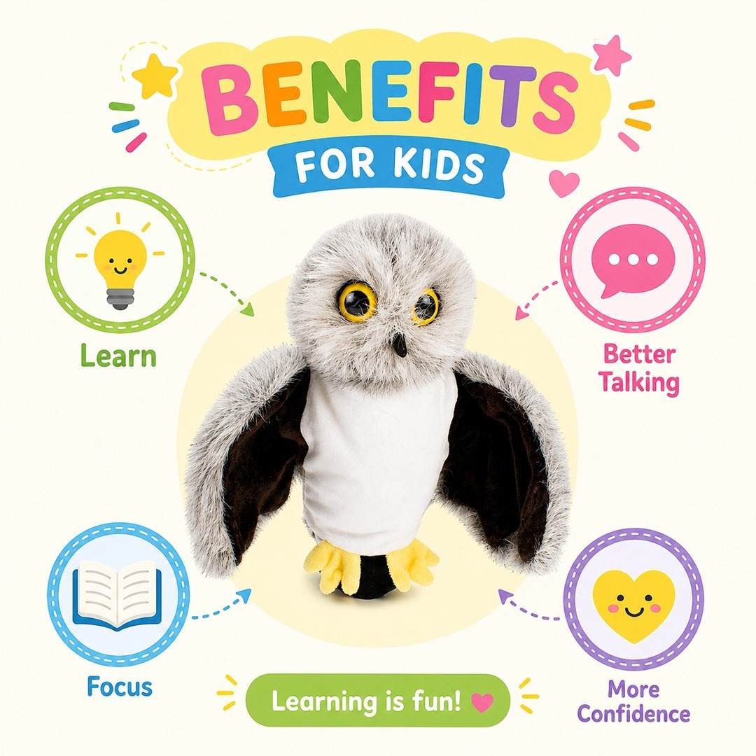 Hand Glove Puppet Owl: Embark on a Wise and Whimsical Storytelling Adventure! - Fun Learning Store