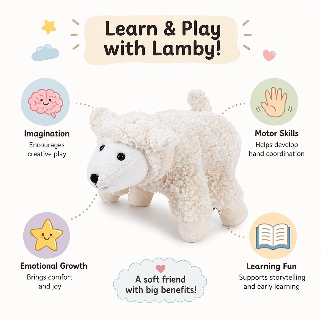 Hand Glove Puppet Sheep: Flock Together for Tales of Gentleness and Joy! - Fun Learning Store
