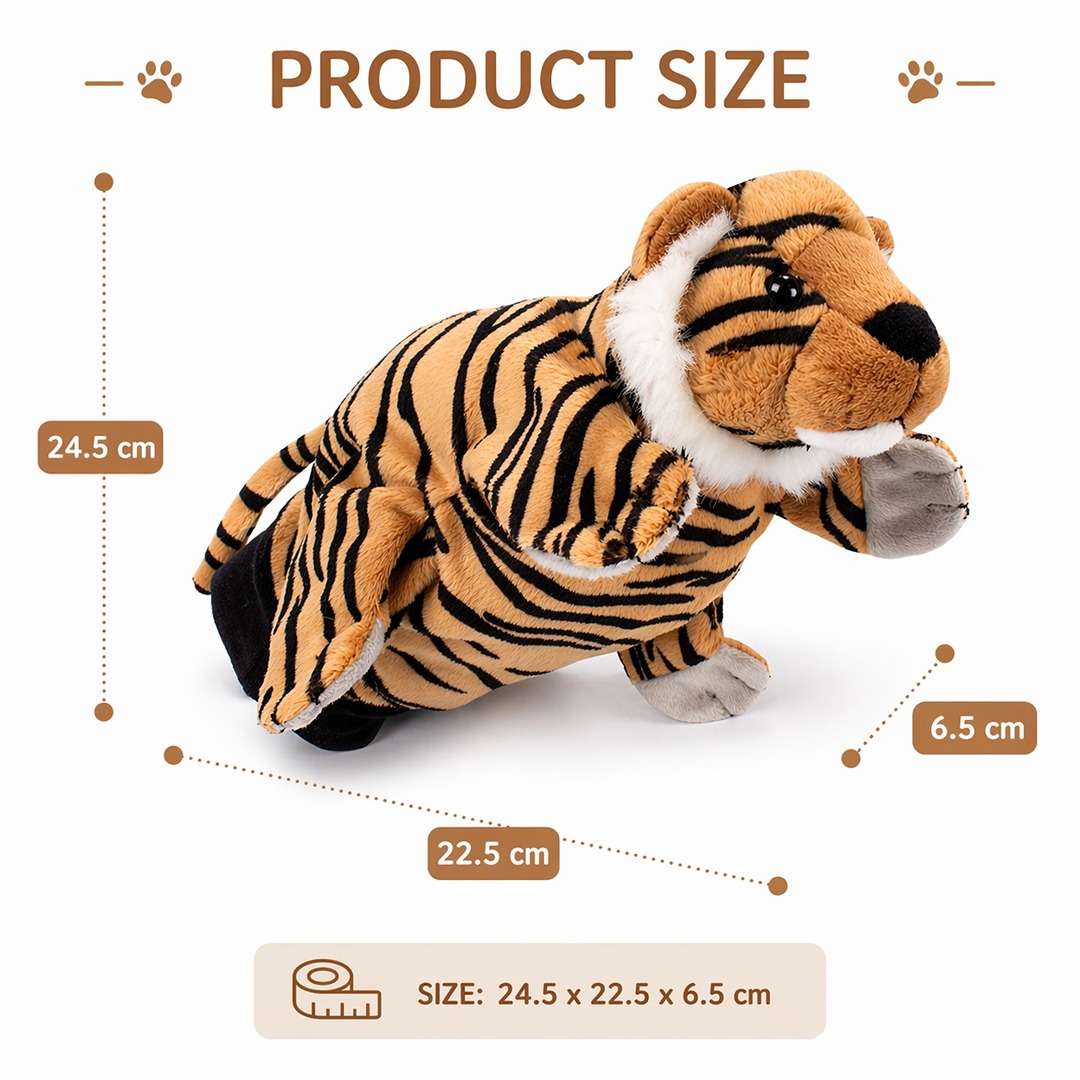 Hand Glove Puppet Tiger: Prowl into a World of Courage and Creative Play! - Fun Learning Store