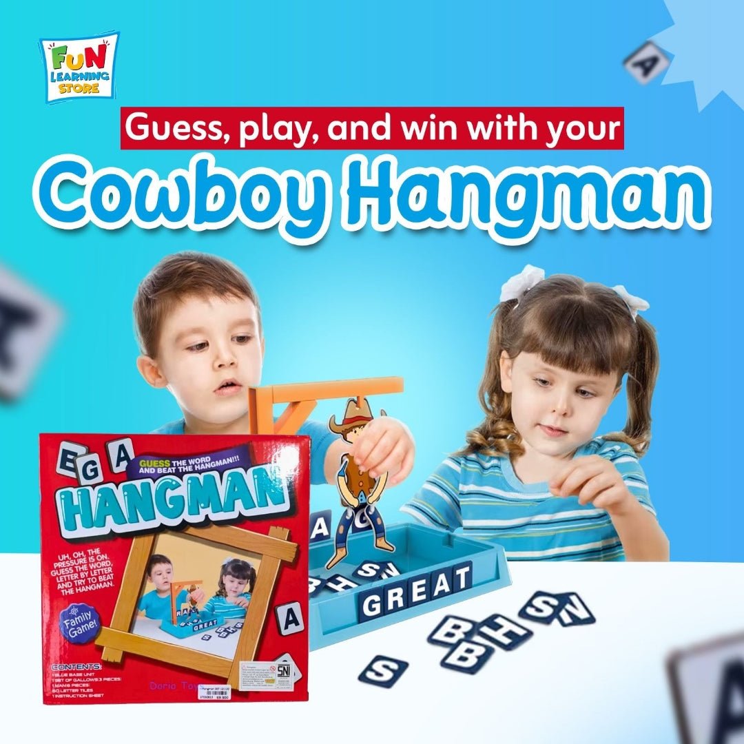 Hangman Game - English Guess The Words and Spelling Toy - Fun Learning Store