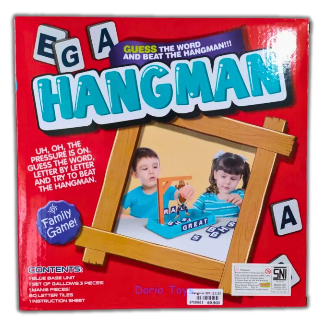 Hangman Game - English Guess The Words and Spelling Toy - Fun Learning Store