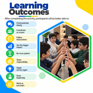 Helium Stick – Teamwork, Communication & Leadership Challenge - Fun Learning Store