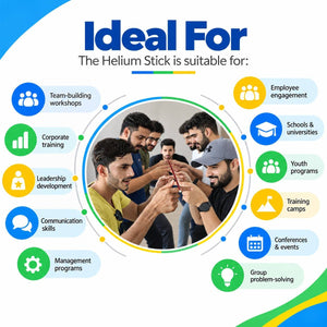 Helium Stick – Teamwork, Communication & Leadership Challenge - Fun Learning Store
