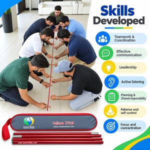 Helium Stick – Teamwork, Communication & Leadership Challenge - Fun Learning Store